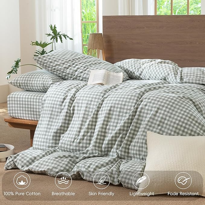 Linen Duvet Cover Set - Queen