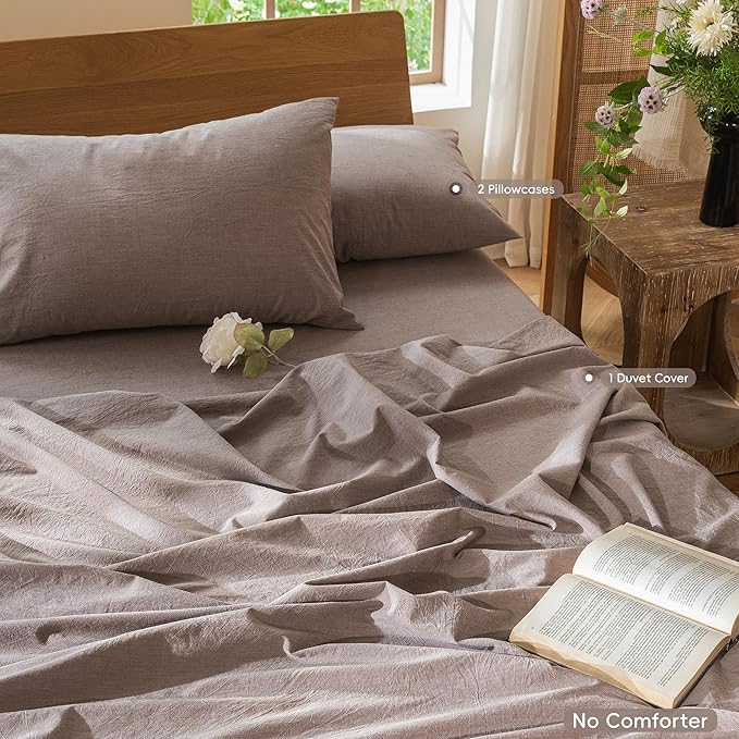 Linen Duvet Cover Set - Queen