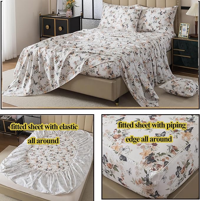Bed Sheet Set - Full - 4 Piece