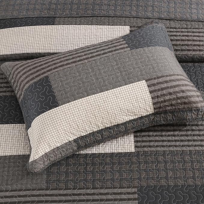 100% Cotton Bedding Set - King - 3 Piece