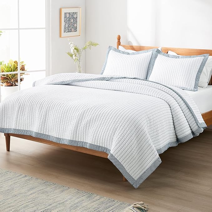 Microfiber Quilt Set - Twin - 2 Piece
