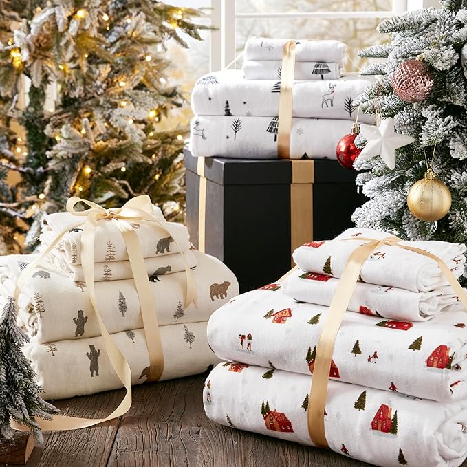 100% Cotton Bed Sheet Set - Twin - 3 Piece