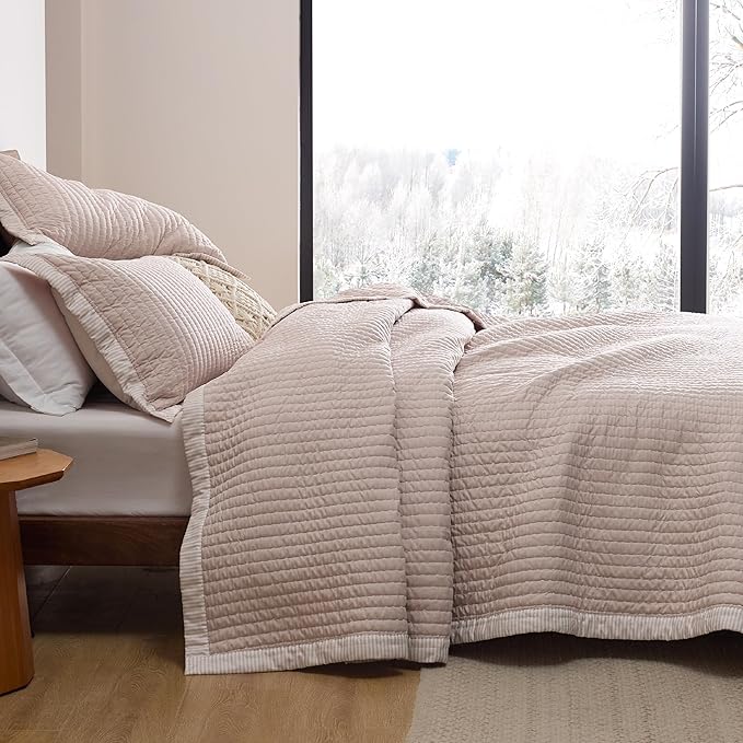 Microfiber Quilt Set - King - 3 Piece