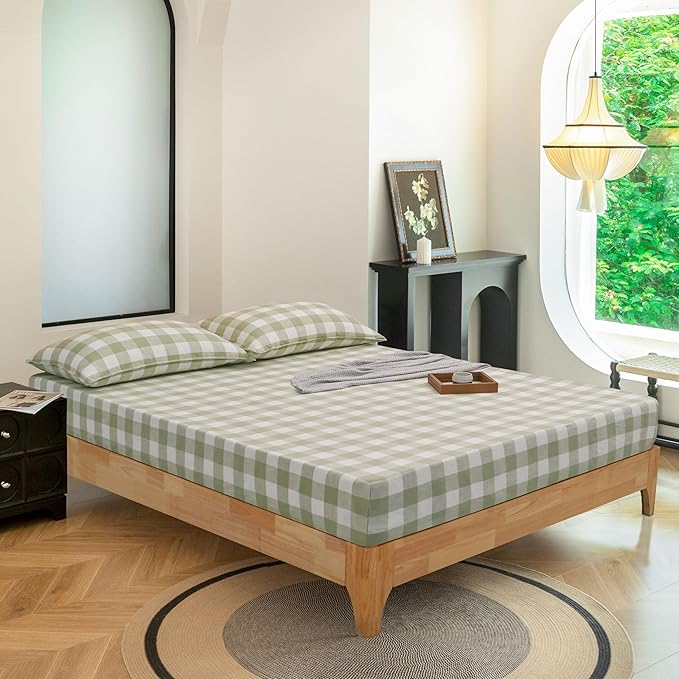 Linen Bed Sheet Set - Full - 4 Piece