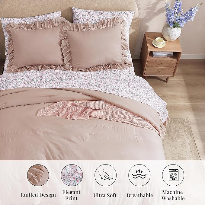 Comforter Set - Queen - 7 Piece