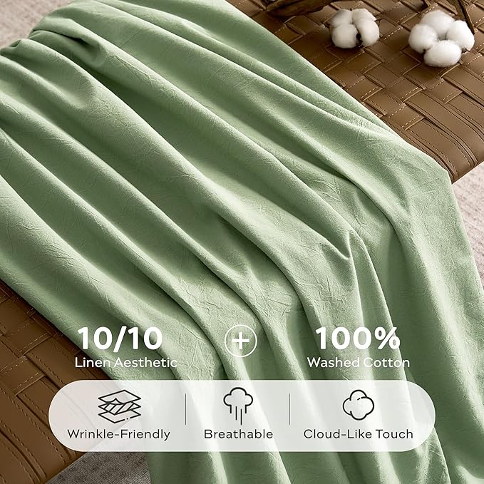 Linen Duvet Cover Set - Queen