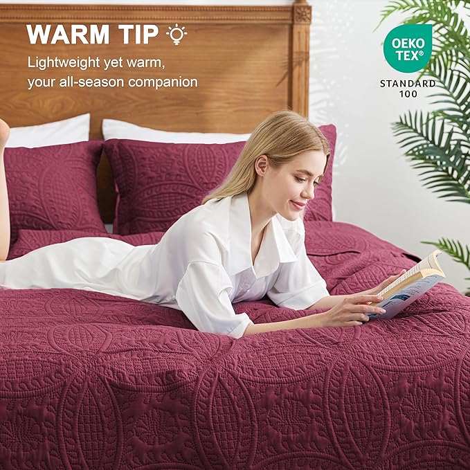 Quilt Set - Queen - 3 Piece