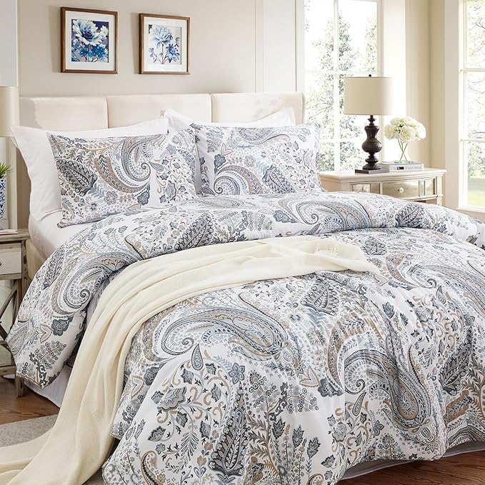 100% Cotton Duvet Cover Set - Twin - 2 Piece
