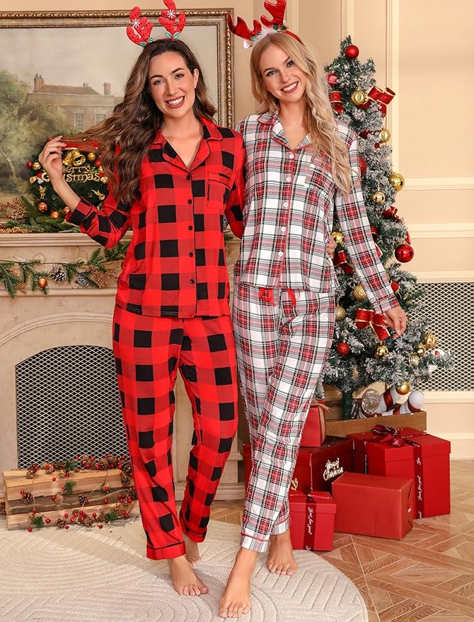 Women's Pants Pajama Set - Long Sleeve - 2 Piece