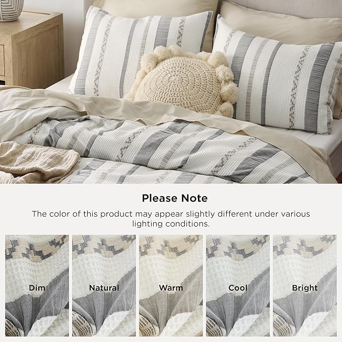 100% Cotton Duvet Cover Set - Queen