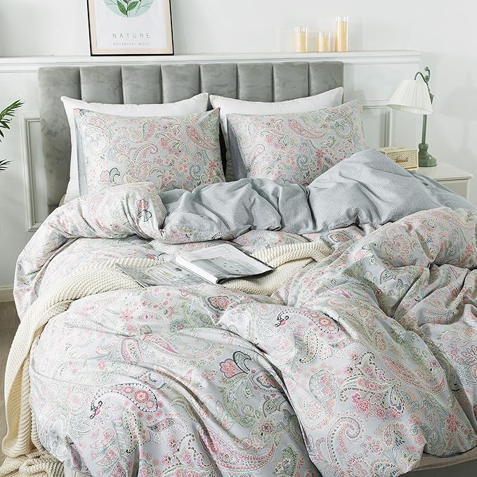 100% Cotton Duvet Cover Set - King - 3 Piece