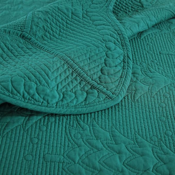 100% Cotton Quilt Set - Queen - 3 Piece