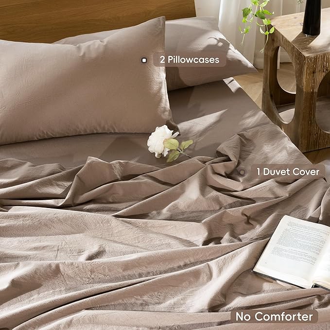 Linen Duvet Cover Set - King