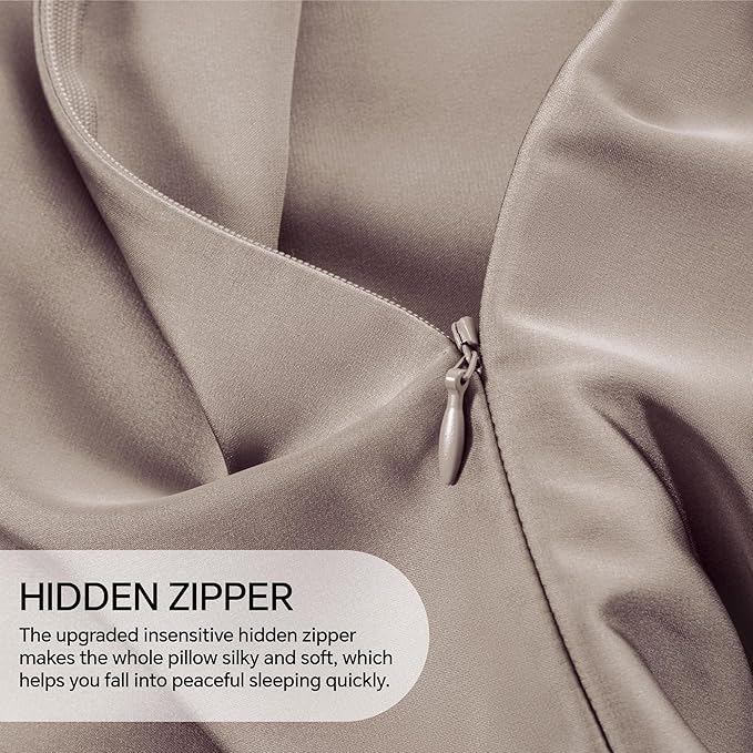 Mulberry Silk Cooling Pillowcase Set - Queen - 20 x 30 in - 2 Pack - 2 Piece