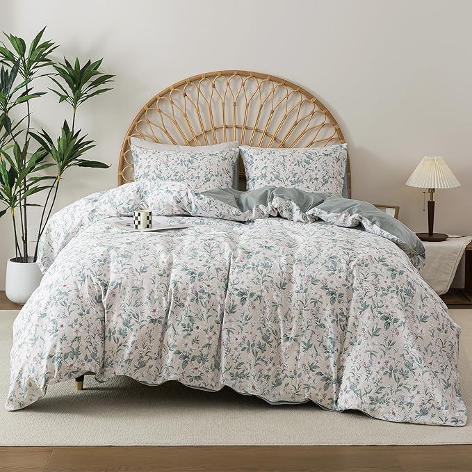 100% Cotton Duvet Cover Set - Queen - 3 Piece
