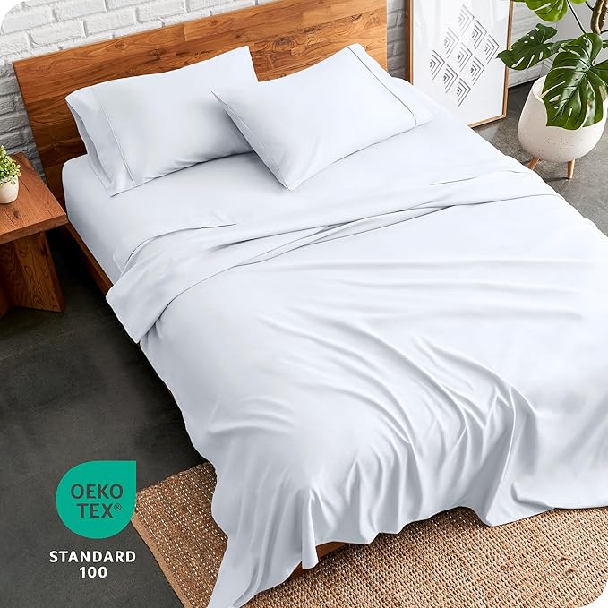 Microfiber Bed Sheet Set - Queen - 4 Piece