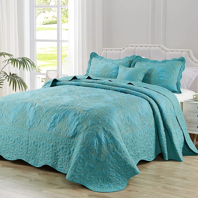 Microfiber Quilt Set - 4 Piece