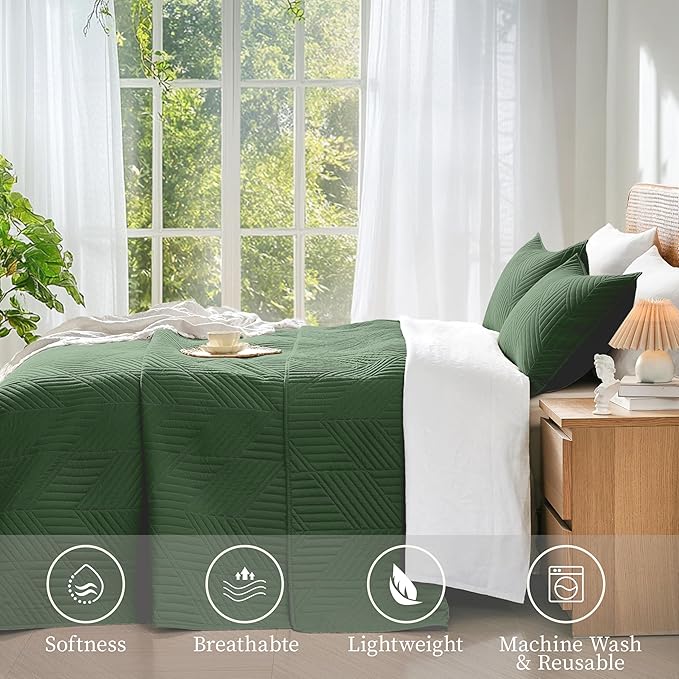 Microfiber Quilt Set - King