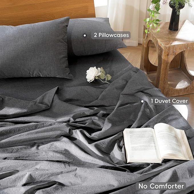 Linen Duvet Cover Set - King