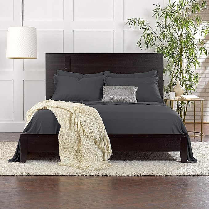 Bamboo Cooling Bed Sheet Set - Queen - 4 Piece
