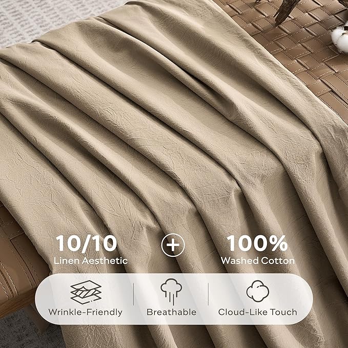 Linen Duvet Cover Set - Full