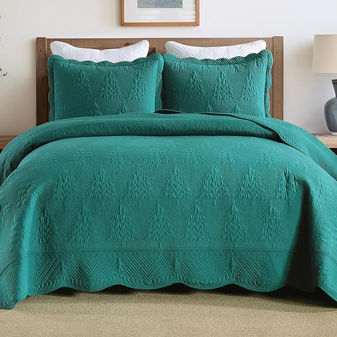 100% Cotton Quilt Set - Queen - 3 Piece