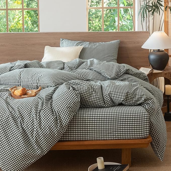 Linen Duvet Cover Set - Twin