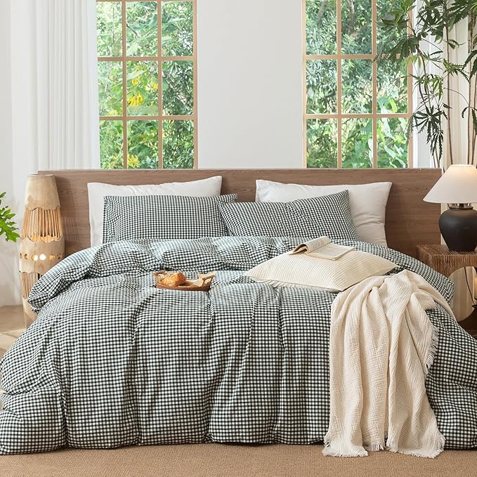 Linen Duvet Cover Set - Twin