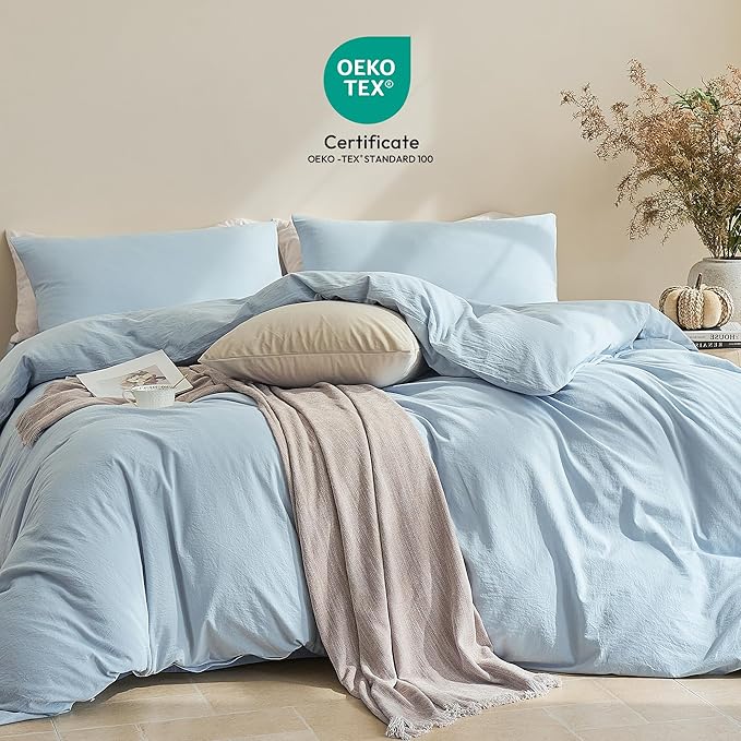 Linen Duvet Cover Set - Full