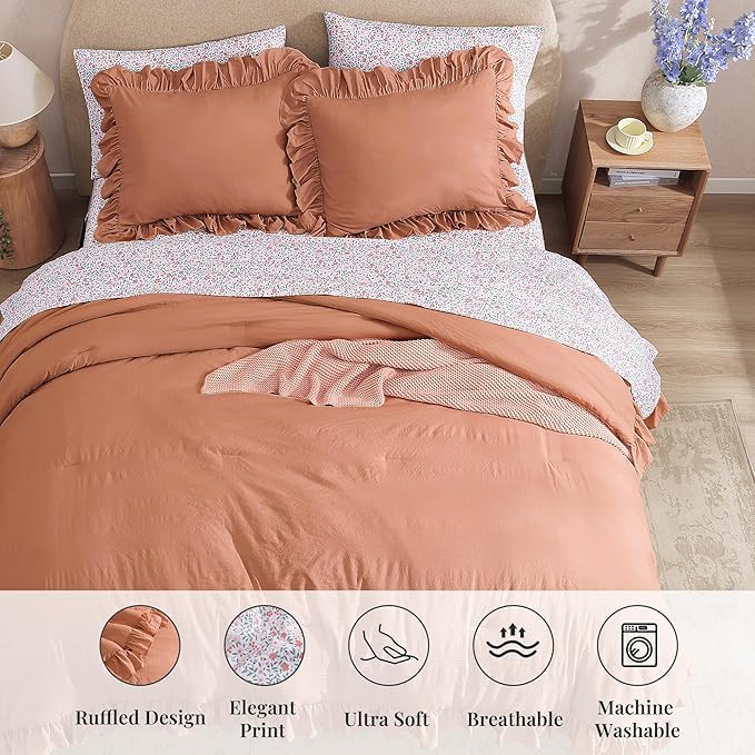 Comforter Set - Queen - 7 Piece