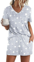 Women's Pajama Set - Short Sleeve - 2 Piece