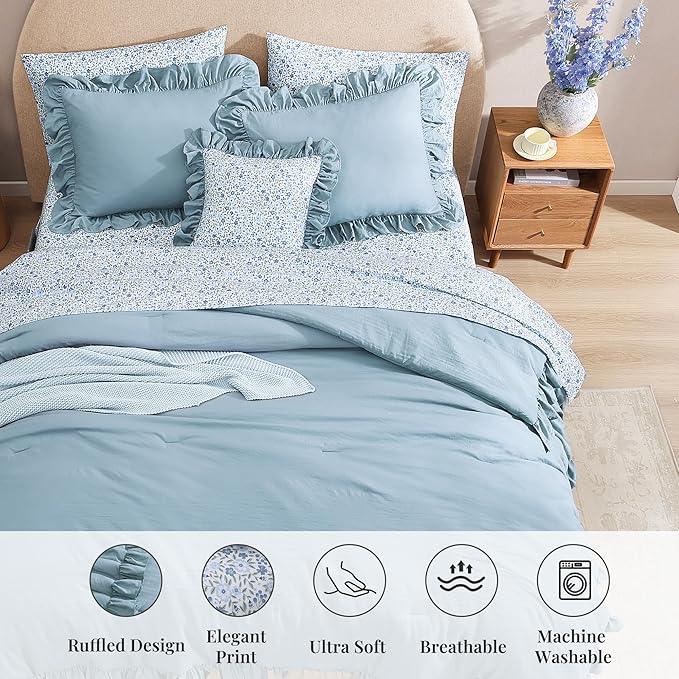 Comforter Set - King - 7 Piece