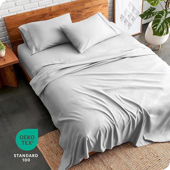 Microfiber Bed Sheet Set - Queen - 4 Piece