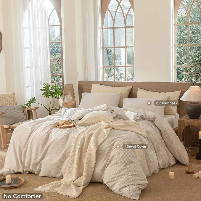 Linen Duvet Cover Set - Queen