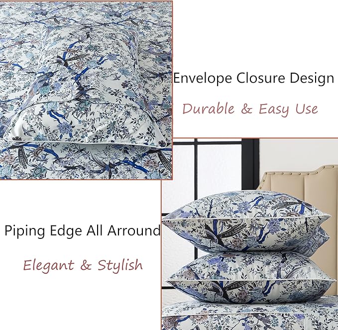 Bed Sheet Set - Twin - 17.7 in Deep Pocket - 4 Piece