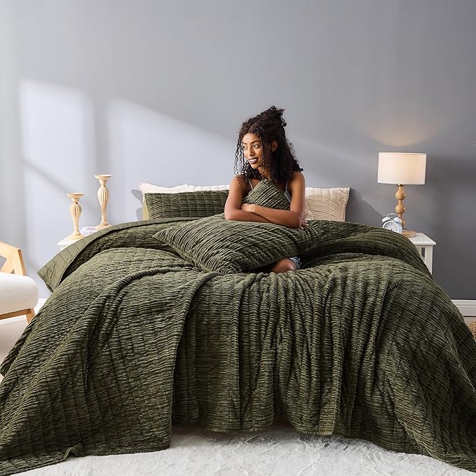 Velvet Quilt Set - Queen
