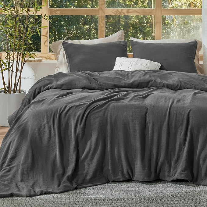 Bamboo Cooling Duvet Cover Set - Queen - 3 Piece