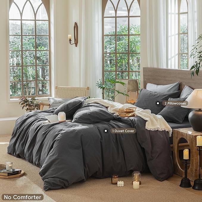 Linen Duvet Cover Set - King