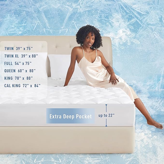Cooling Mattress Pad - Queen
