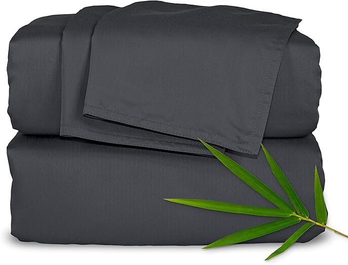 Bamboo Cooling Bed Sheet Set - King - 4 Piece