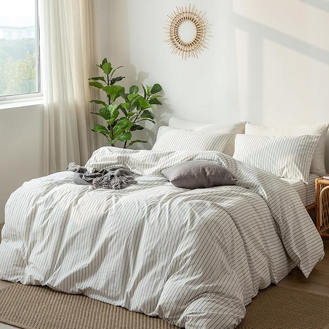 Linen Duvet Cover Set - Queen