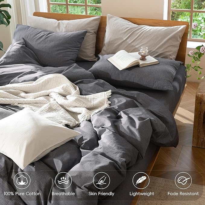 Linen Duvet Cover Set - King