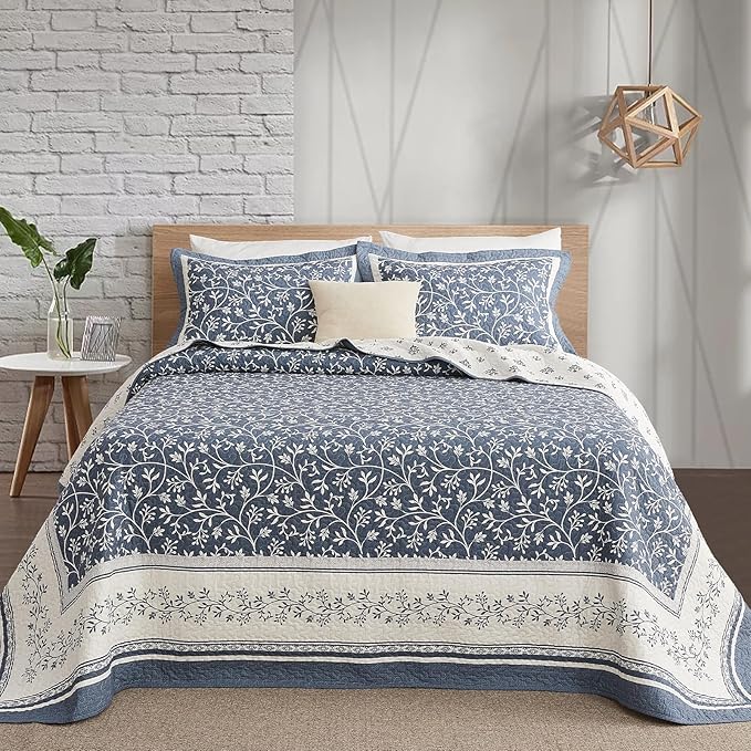 100% Cotton Bedding Set - California King - 3 Piece