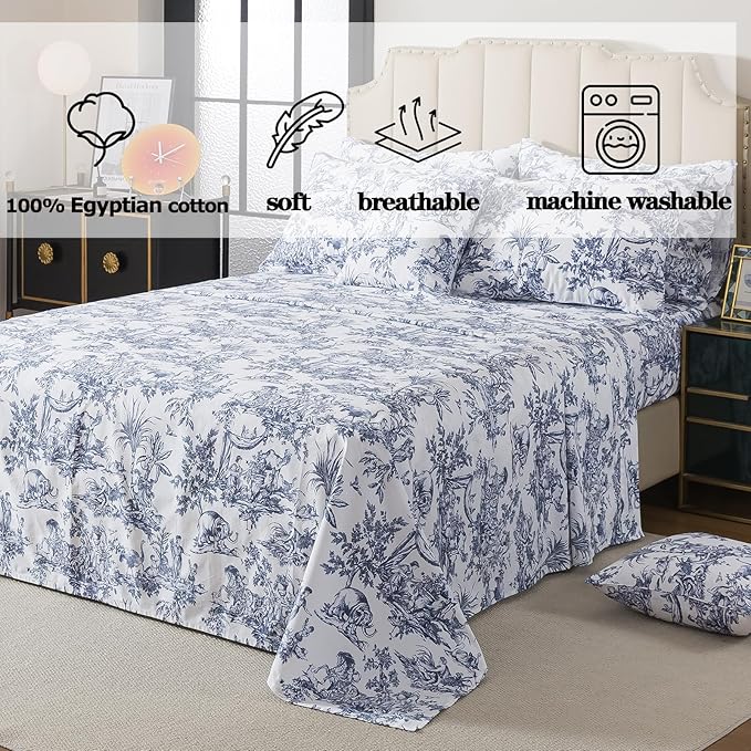 Bed Sheet Set - King - 4 Piece