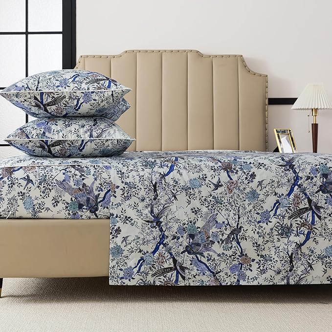 Bed Sheet Set - Full - 17.7 in Deep Pocket - 4 Piece