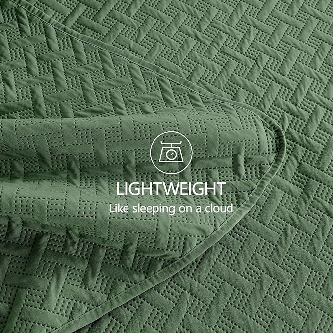 Microfiber Quilt Set - Queen