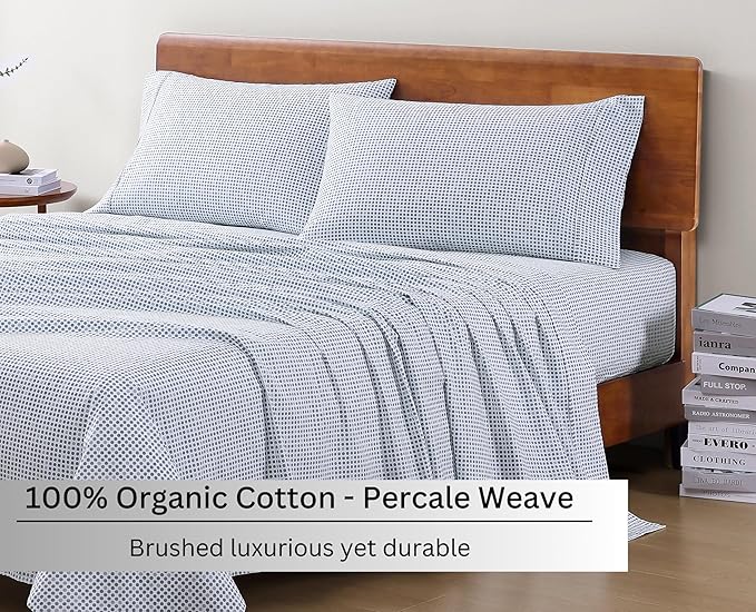 Linen Bed Sheet Set - Full - 4 Piece