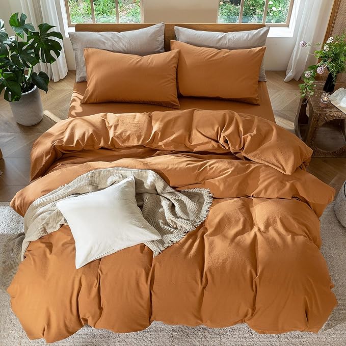 Linen Duvet Cover Set - Queen