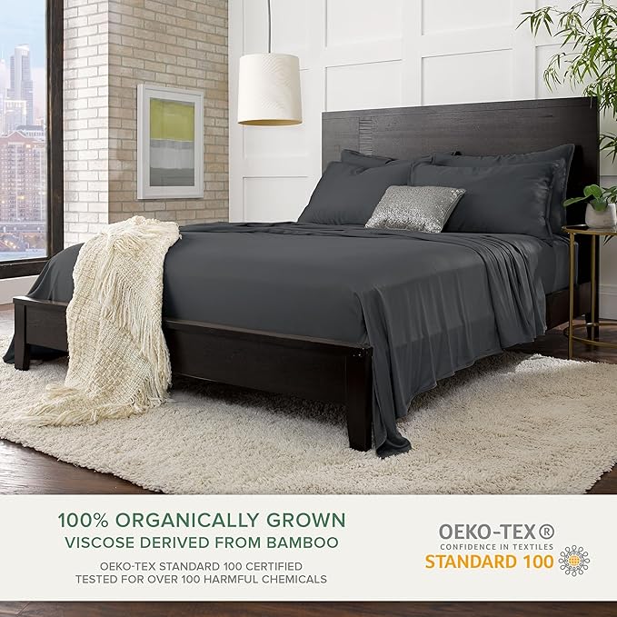 Bamboo Cooling Bed Sheet Set - Twin - 3 Piece