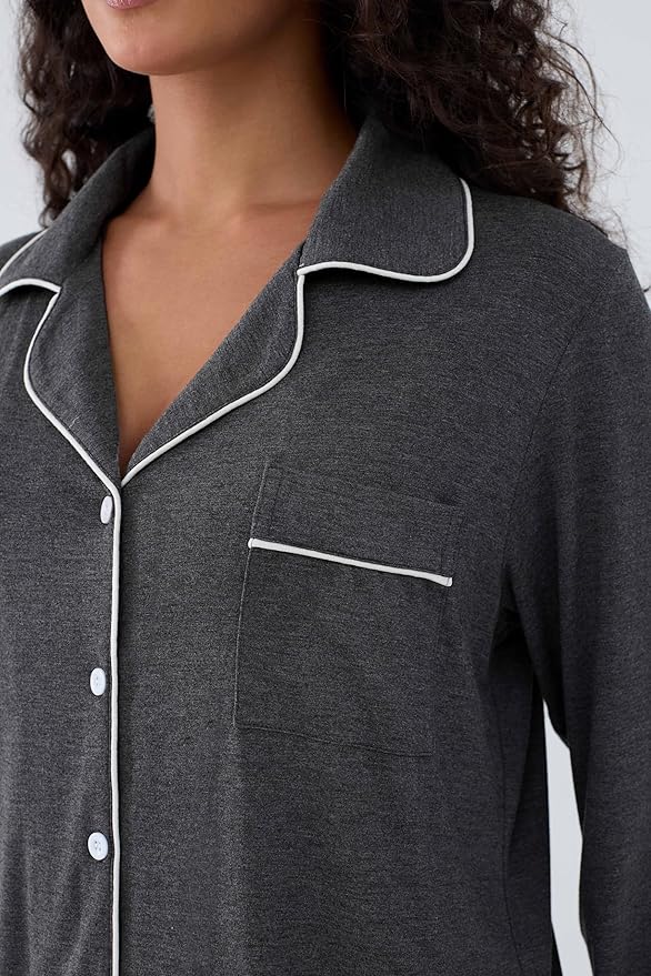 Women's Bamboo Cooling Pajama Set - Long Sleeve